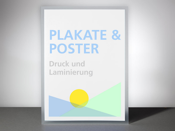 Plakate und Poster laminiert