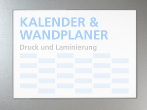 Kalender und Wandplaner laminiert