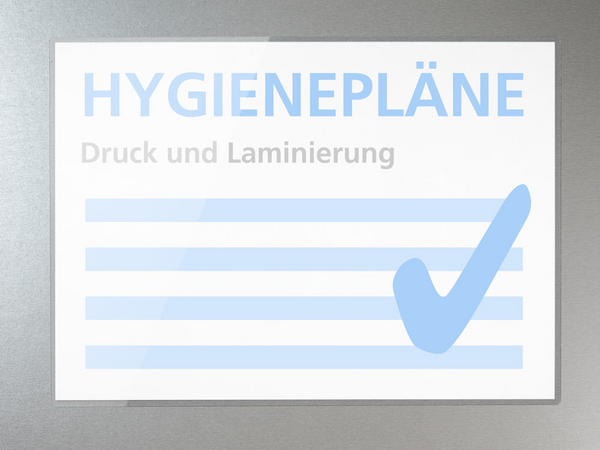 Hygienepläne laminiert